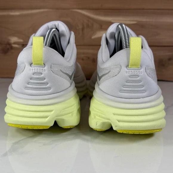 Hoka One OneBondi 8 Nimbus Cloud Luminary Green Running Shoes 1127952 Womens 12B - Picture 5 of 16